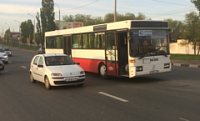 В Саратове пьяный водитель врезался в автобус