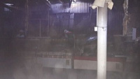 Крупный пожар вспыхнул на рынке "Шарик"