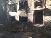 Дети подожгли заброшенный дом