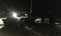 Под Саратовом легковушка «атаковала» большегруз